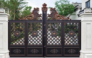 別墅庭院大門造型設(shè)計定制 443