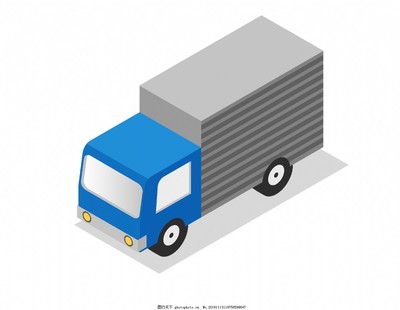 卡通貨車(chē)車(chē)箱元素圖片 運(yùn)輸場(chǎng)景的視覺(jué)解析